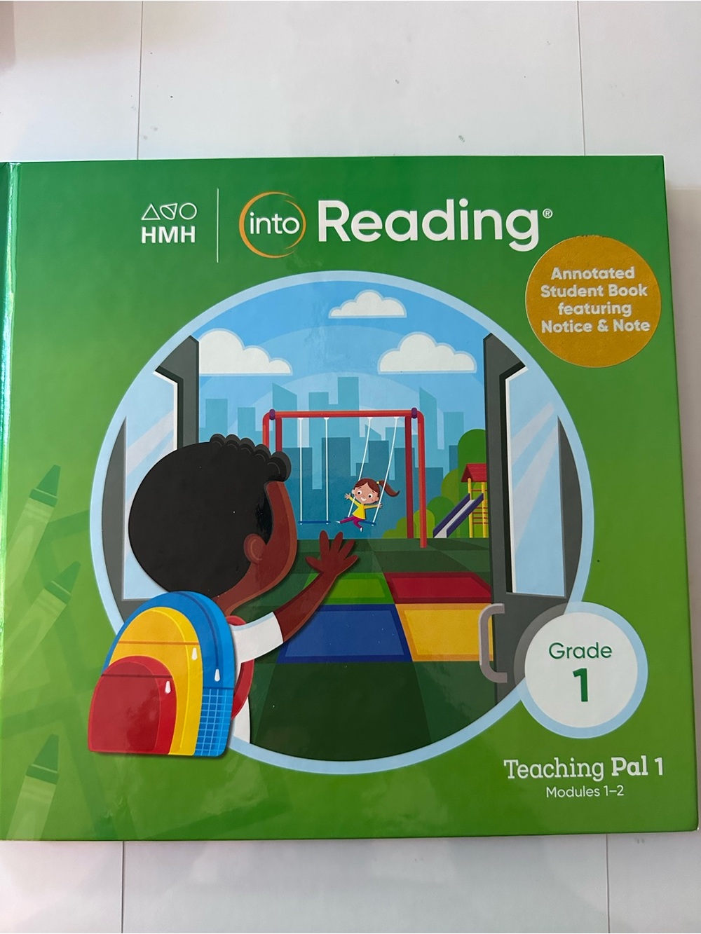 H&M Into Reading Grade 1 Teaching Pal 1 - Green Cover